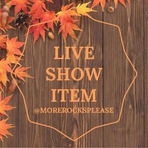 🍁READ DESCRIPTION-NO RETURNS🍁LIVE SHOW ITEM🍁